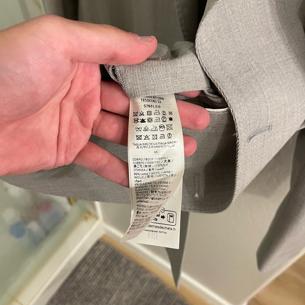 New Eleventy Single Breasted Stretch Wool Sport Coat (Size 38R) - Picture 6 of 10